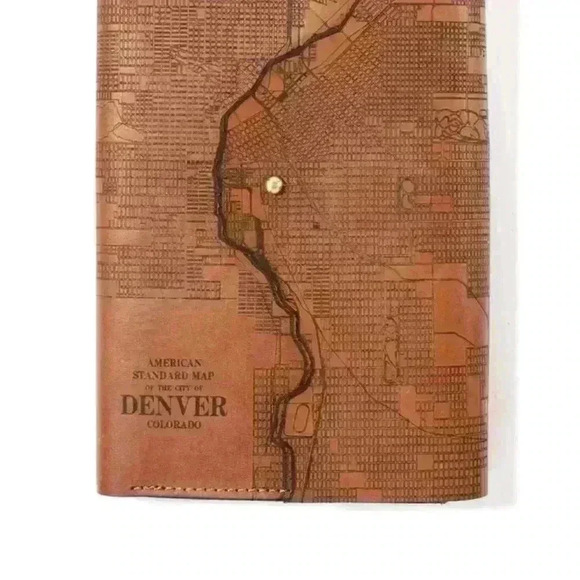 Tactile Craftworks Leather Denver Map Journal - Picture 8 of 8
